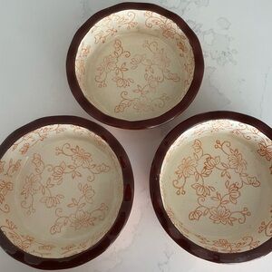 Temp-tations by Tara Floral Lace Ramekins -set of 3